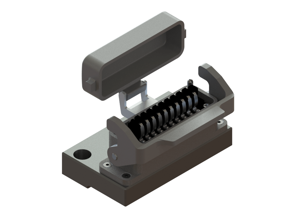 Mould socket with integrated memory and offset spacer (MPM8-B-OS)